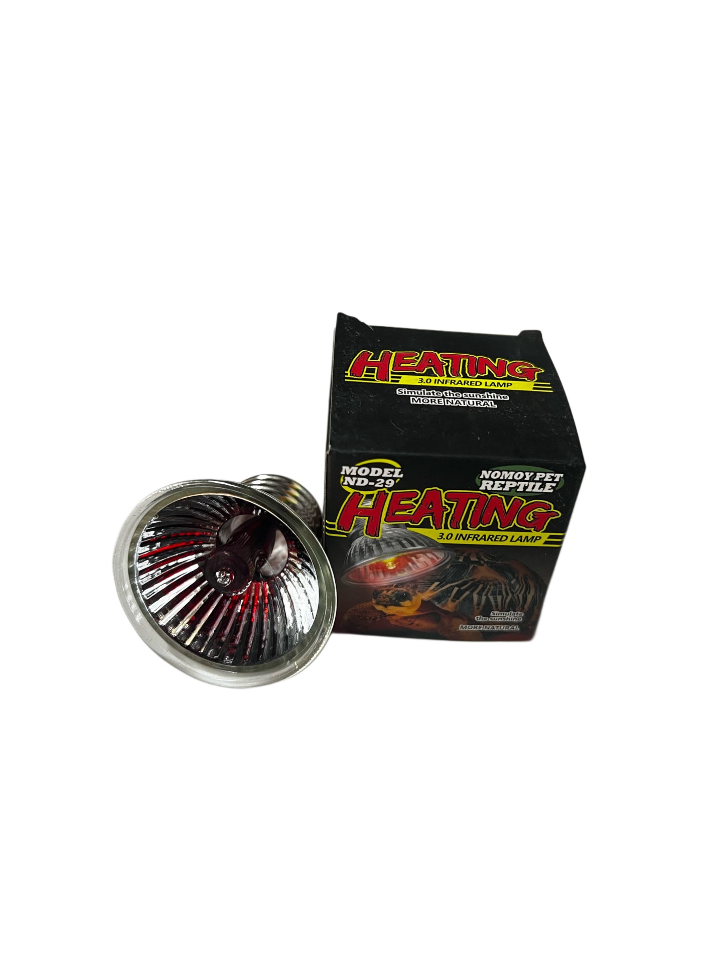Mini infrared basking lamp